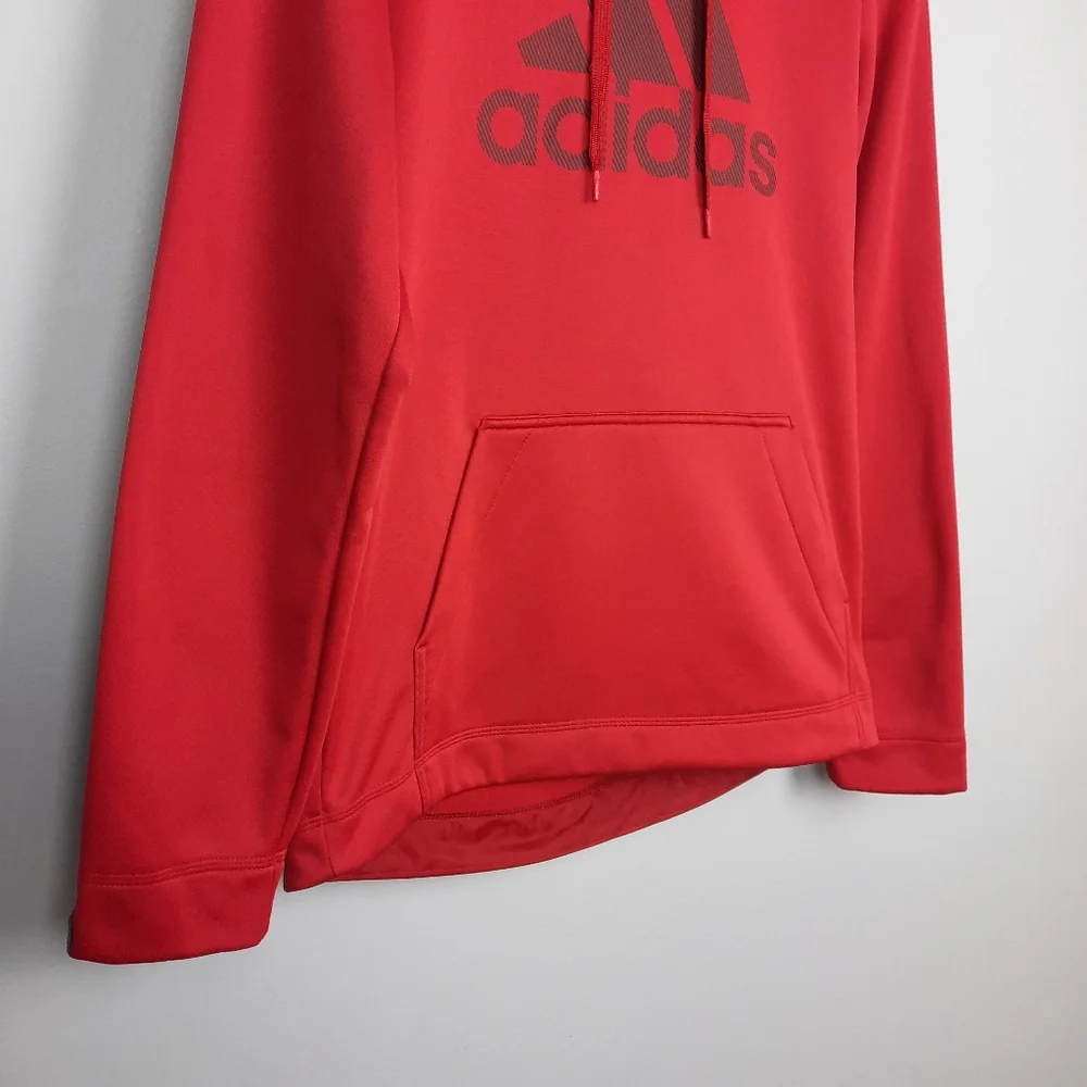 Adidas Men's Red Hoodie size Small